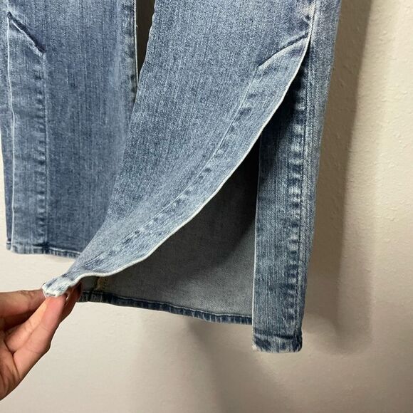 7 For All Mankind split ankle open bottom jean size 27 - Picture 6 of 7